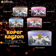 Empty suitcase for prayer ancestral ceng beng corrugated Yuan Bao 52x33x35 cm mediumbiru