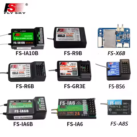 FlySky GR3E A8S R6B IA6 IA6B X6B R9B IA10B FS2A X8B Receiver receptor para i6 i10 CT6B T6 TH9x trans