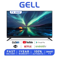 Gell Smart TV 32 Inch Slim Android 40&amp;43 Inch Full HD LED TV Built-in MYTV