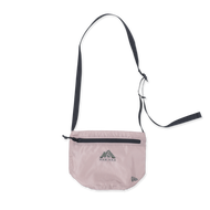 NEW ERA MOUTAIN LOGO ASH BROWN DRAWSTRING SHOULDER BAG