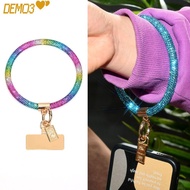 [DEMO3] Rhinestone Phone Lanyard, Glitter Bright Phone Wrist Straps, Fashion Flashy Bling Bling Diam