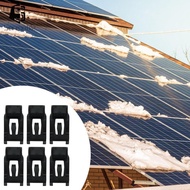 [Serenable] 6 Pack Solar Panel Snow Clips, Easy Installation, Solve Extrusion Problems,