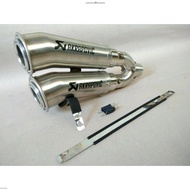 Akrapovic megaphone exhaust slincer NINJA250 - R25 - MT25 - CBR250RR xmax250 ninja 250 z250 nmax cli