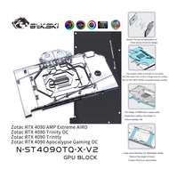 บล็อก GPU สำหรับเกม ZOTAC RTX 4090 N-ST4090TQ-X-V2ระบายความร้อนด้วยน้ำ