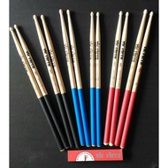 Vic Firth American Classic Drumstick Rubberized Handle Black Blue Red 5a 7a _Pfi