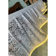 LAMPU DEKORASI TENDA - SKIRITING LAMPU TENDA BROKAT PERNIKAHAN 6 & 10 METERAN