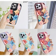 CASING STAND MACARON MOTIF FOR OPPO A5i F5 F5 YOUTH F11 F11 PRO F7 F7 PRO F9 F9 PRO RENO 13F RENO 12