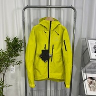 Arcteryx 始祖鳥 Alpha 系列Sv 第7代 GORE-TEXPro 刺繡Logo 圖案休閒運動連帽拉鍊硬殼衝鋒衣