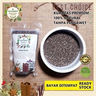 Chia Seed Mexico Organic Quality Original Premium 100% Original Kitchen Spices | ✅ [COD] Chia Seed Mexico Organic Kualitas Premium Asli 100% Bumbu Dapur Original