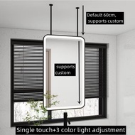 Bathroom Smart Mirror Hotel Ceiling Hanging Rod Mirror Rectangle Bedroom Hanging Makeup Mirror Bathr