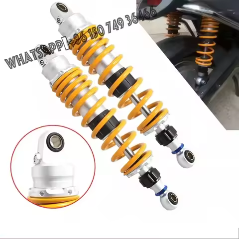 RFY 8mm spring 300MM 310mm 330mm 340mm 350mm Nitrogen damping adjustable rear shock absorber for YAM
