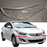 For Hyundai Elantra Avante 2012 2013 2014 2015 Front Headlamp Lens Cover Transparent Lampshade Headl