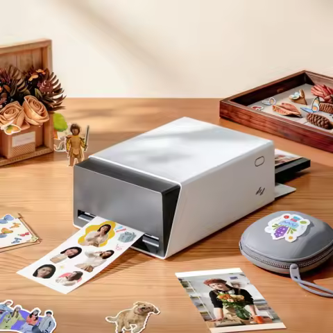AI sticker photo printing machine S1 AI cutout automatic cutting AI creative picture, automatic lami
