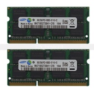 Samsung 16GB 2x 8GB Kit 2Rx8 PC3-8500 DDR3-1066Mhz DDR3 1066MHz PC3-8500s 1.5V Laptop SODIMM 204Pin 