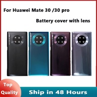 For Huawei Mate 30 30 Pro Battery Back Cover 3D Glass Panel Rear Door Battery Replace Repair Part Ad