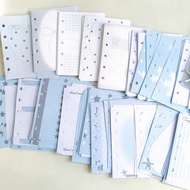 风A8M5彩色内页活页纸替芯合集m5活页本替芯纸便签纸手账拼贴Wind A8M5 color inner loose-leaf paper for core closing mimememu2.my2