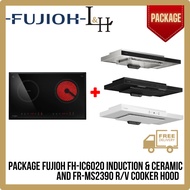 [BUNDLE] FUJIOH FH-IC6020 Induction Hob 65cm and FR-MS2390 R/V 900MM Super Slim Cooker Hood