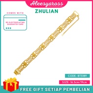 [BT5189] Rantai Tangan BUNGA TAPAK GAJAH ZHULIAN Gold Plated Bracelet Jewellery Emas Saduran Barang 