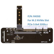 M.2 Nvme Edge To Pcie X16 Connector Adt-Link Pcie X16 To M.2 Nvme