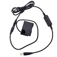 EL14A 5V to EN-EL14 EP-5A Dummy Battery & Power Bank USB Cable for Nikon D3100 D3200 D3300 D3400 D35