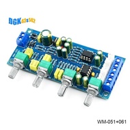 Single Power Supply HIFI NE5532 Preamp Board Preamplifier Volume Tone EQ Control Board Electronic Ki