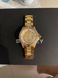 Bentley 德國限定黃金桂冠家徽機械鑽錶