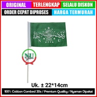 NU Nahdlatul Ulama Stick Flag Hubbul Wathon Minal Iman Flag/ Indonesian Stick Flag/