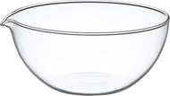 iwaki KB914 AGC Techno Glass Heat Resistant Glass Bowl with Pourer, 16.9 fl oz (500 ml), Outer Diame