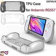 GSFMLO Protective Cover, TPU Shockproof Handheld Game Console , Transparent Soft Anti-scratch Host S