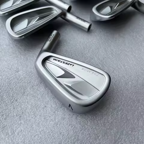 ZE STAIMCB Forged Soft Carbon Steel CNC Golf Iron Club Heads 4/5/6/7/8/9/P, Total 7 Pieces