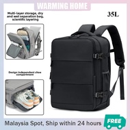 35L Travel Easy Backpack Unisex Travel Bag Backpack Shoulder Carry Bag Holiday Bag Beg Galas Wanita 