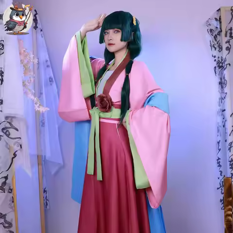 Maomao Cosplay Costume Anime The Apothecary Diaries【XS-3XL】BUGU-R Women Cute Maomao Costume Wig Plus