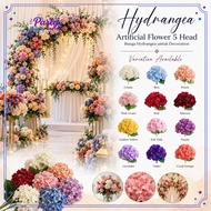 Bunga Hydrangea Gred Pelamin SUPER Gebu 5 Kepala / Hydrangea Flower Premium Quality 5 Head (1 Bouque