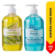 Ginvera Hand Wash Antibacterial Lemongrass Sea Salt, 500ml