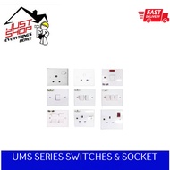 UMS SERIES SWITCHES & SOCKET / UMS SUIS & SOKET SIRI