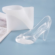 DIY Crystal Epoxy Mould Resin High Heels Princess Crystal Shoe Table Decoration Ornament Silicone Mould