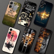 Soft black phone case for VIVO Y03 Y30T Y18 Y18S Y18E Y37M T3 Z9 lite SX20 Jesus caseg