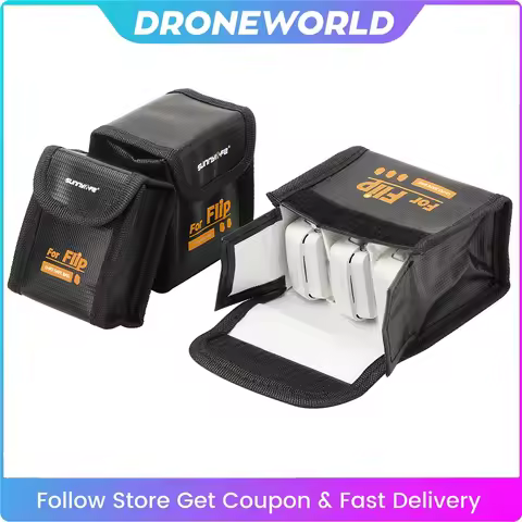 Lithium Battery Explosion-proof Bag For DJI Filp High Temperature Safety Storage Protective Bag For 