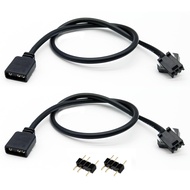 1-to-1 ARGB Extension Cable, 5V 3-pin to JST SM 3Pin Female Adapter Cable, 5V 3-Pin Digital Addressa