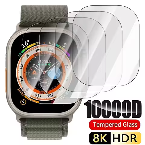 For Apple Watch Ultra Tempered Glass Screen Protectors For iWatch Ultra Clear Protective Films Smart