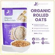 Organic Rolled Oats Health Food Helps Control Cholesterol Levels In Blood Saturated Fat And Weight For A Natural Safe Diet Easy To Consume