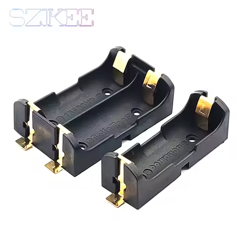 18500 SMT Battery Box SMD 18500 Battery Holder 18500 Battery Storage Case 1/2 Slot 18500 Case