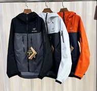ARCTERYX始祖鳥 ALPHA SV / ALPHA Jacket 男女網格硬殼拼色壓膠衝鋒衣風衣外套