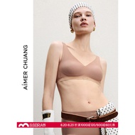 AIMER CHUANG Women's Large Cup Bra with Sticker Back Design - V-Neck Style