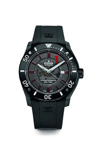 Edox Chrono-Offshore automatic black/black/red ED80088-37N-NRO2