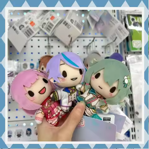 New Project Sekai Kusanagi Nene Stuffed Plushie Pendant Yoisaki Kanade Kawaii Backpacks Plush Keycha