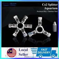 Perfect Ocean | Co2 Splitter Valve Carbon Dioxide Distributor Regulator 2, 3, 4, 5 Ways Plant Tank 🌊READY STOCK🌊