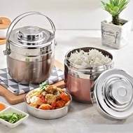 HIGH QUALITY LUNCH BOX keeps heat, thick 304 stainless steel material, capacity 1.5L, 1.7L (cool col