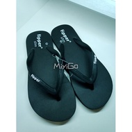 FIPPER SLIM Rubber for Women in Black