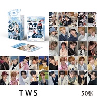 TWS Laser Photocard Box 50 Pieces a Box Star Merchandise Album Photocard LOMO Card 10cm Polaroid YAN